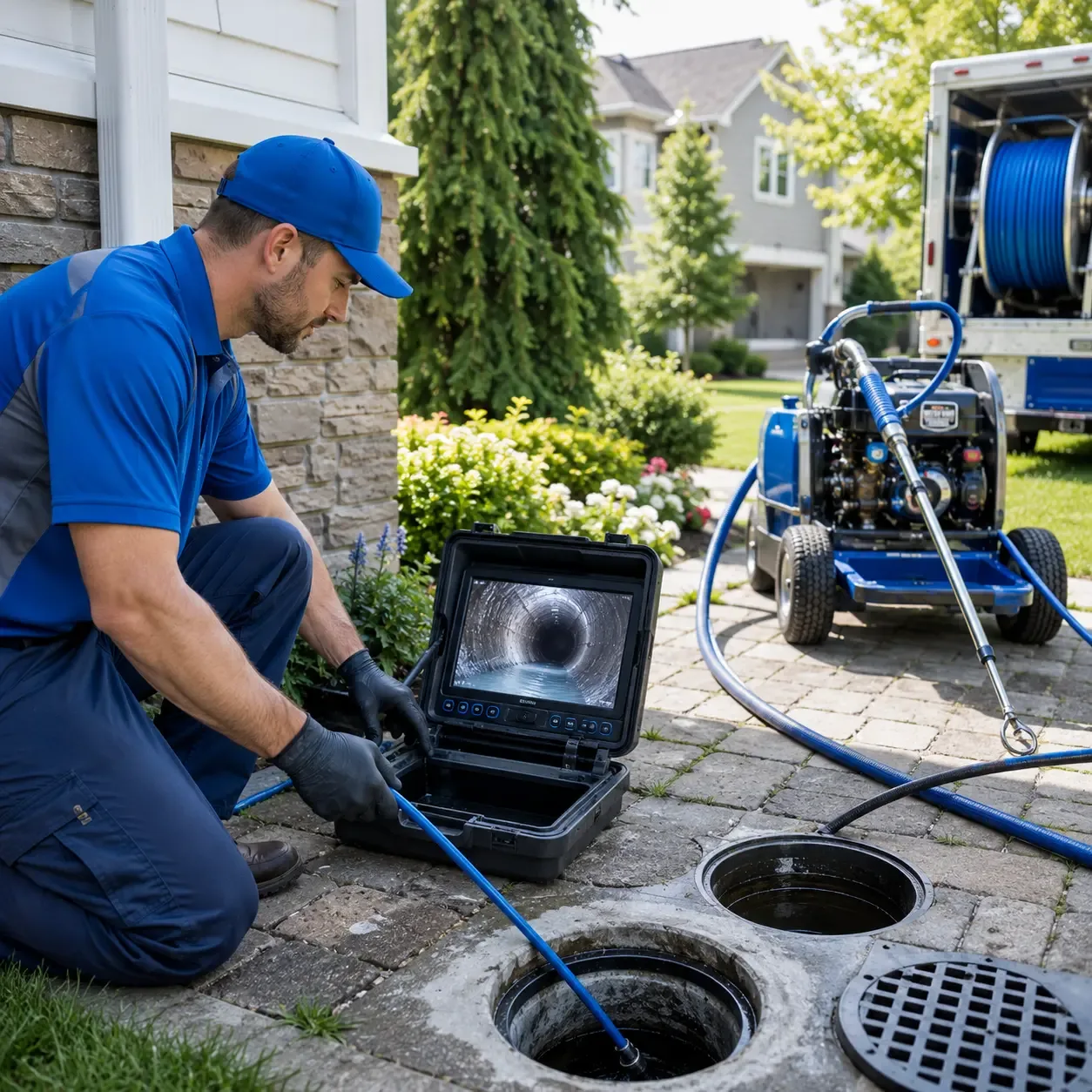 Outdoor drain cleaning professionals serving Conway, AR